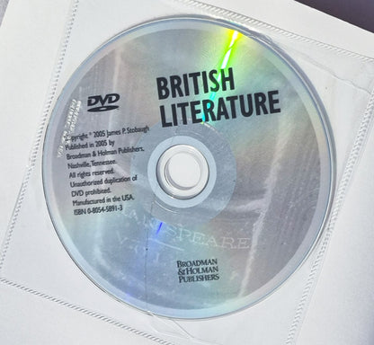 British Literature Teacher Edition with DVD by James Stobaugh (High School, NEW, 2005, Pbk, 360 pages, Broadman & Holman)