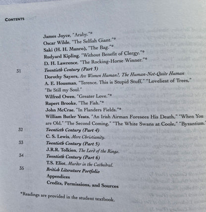 British Literature Teacher Edition with DVD by James Stobaugh (High School, NEW, 2005, Pbk, 360 pages, Broadman & Holman)