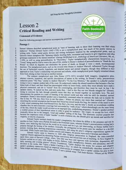 SAT-Vorbereitung für den nachdenklichen Christen von James P. Stobaugh (NEU, 2015, Paperback, For Such a Time as This)
