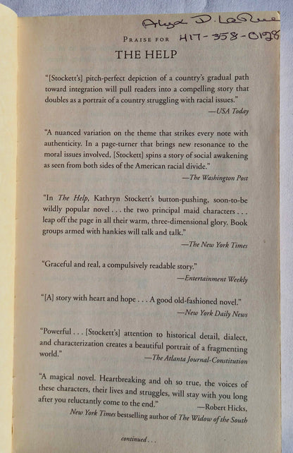 The Help von Kathryn Stockett (Sehr gut, 2009, Taschenbuch, 534 Seiten, Penguin Fiction)