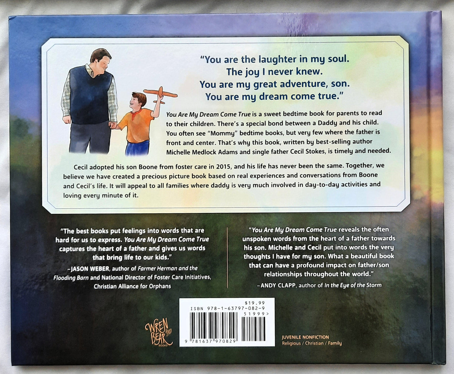 You Are My Dream Come True by Cecil Stokes; Michelle Adams; Penny Weber (New, 2023, HC, 32 pages, Wren and Bear)