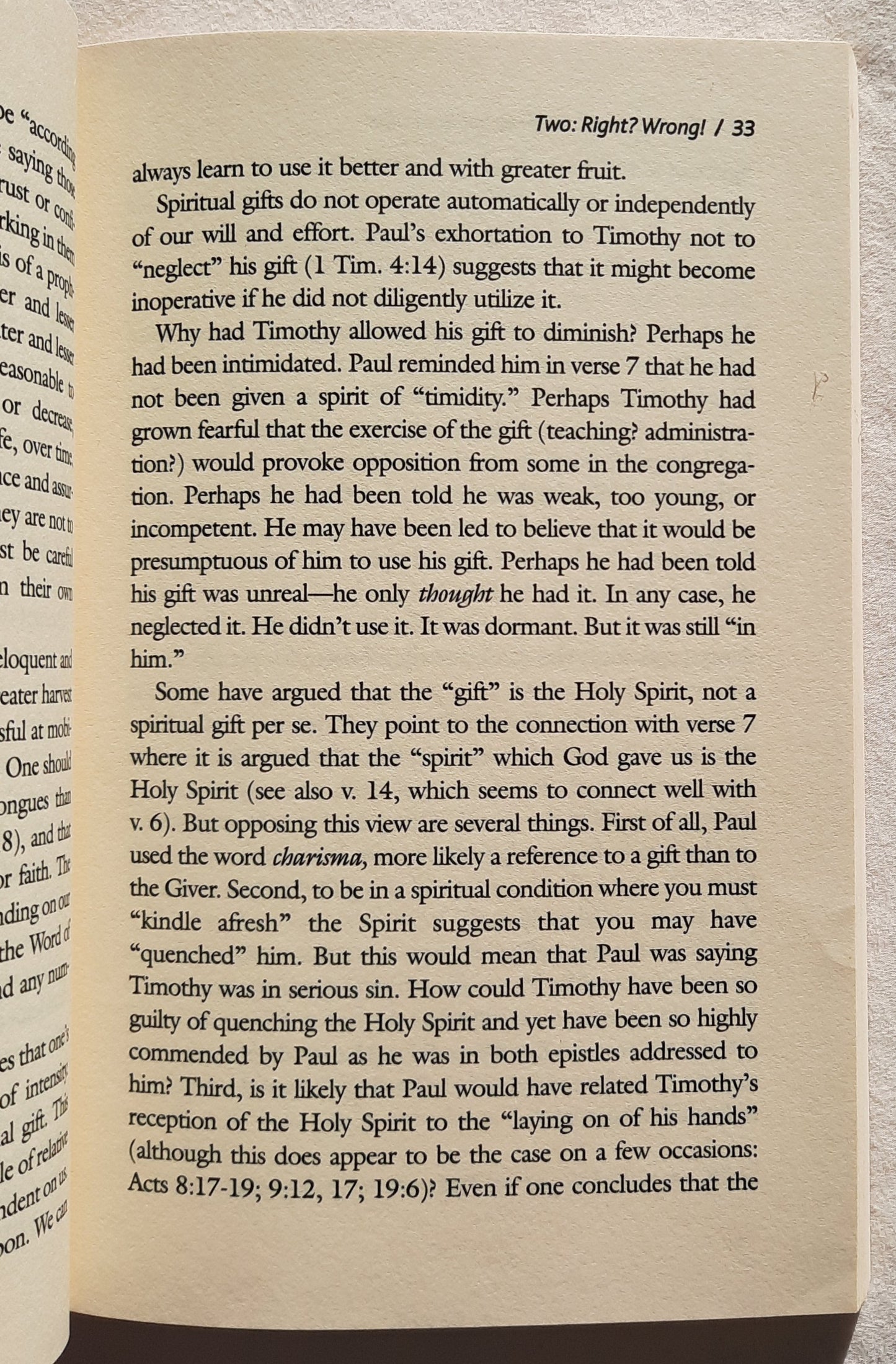 The Beginner's Guide to Spiritual Gifts by Sam Storms (Very good, 2002, Pbk, 176 pages, Vine Books)