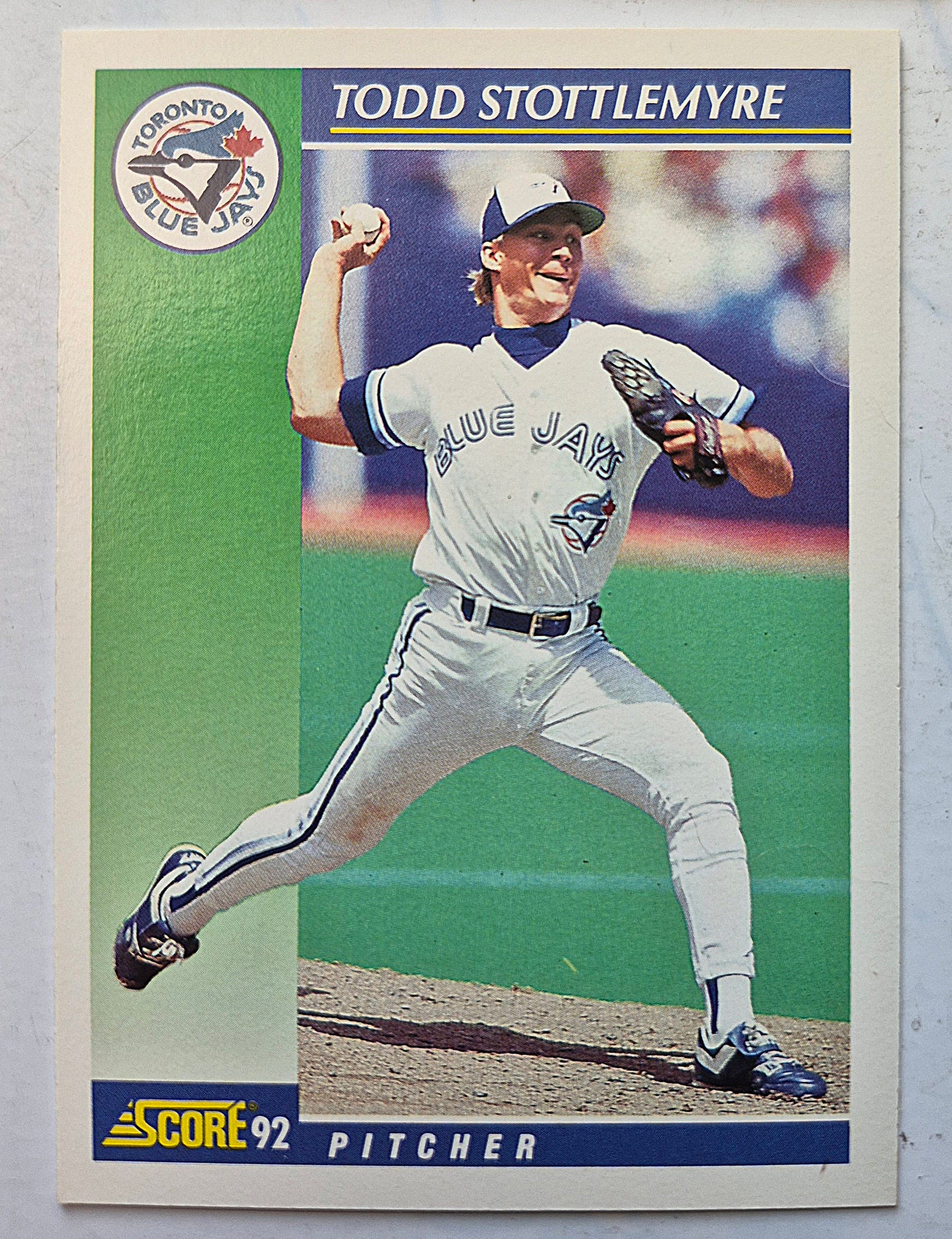 Bewertung '92 Bob Scanlan Pitcher Chicago Cubs #285 Baseballkarte Fast Neuwertig