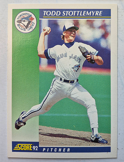 Bewertung '92 Bob Scanlan Pitcher Chicago Cubs #285 Baseballkarte Fast Neuwertig