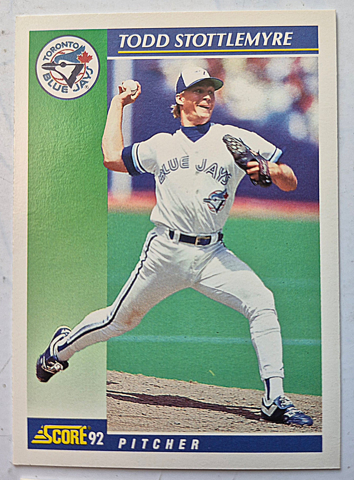 Bewertung '92 Bob Scanlan Pitcher Chicago Cubs #285 Baseballkarte Fast Neuwertig