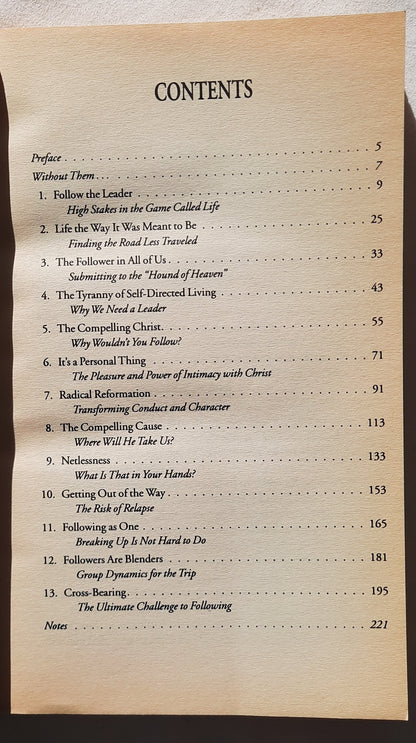 Following Christ: Experiencing Life the Way It Was Meant to Be by Joseph M. Stowell (Very good, 1996, PBK, 227 pages, Zondervan)