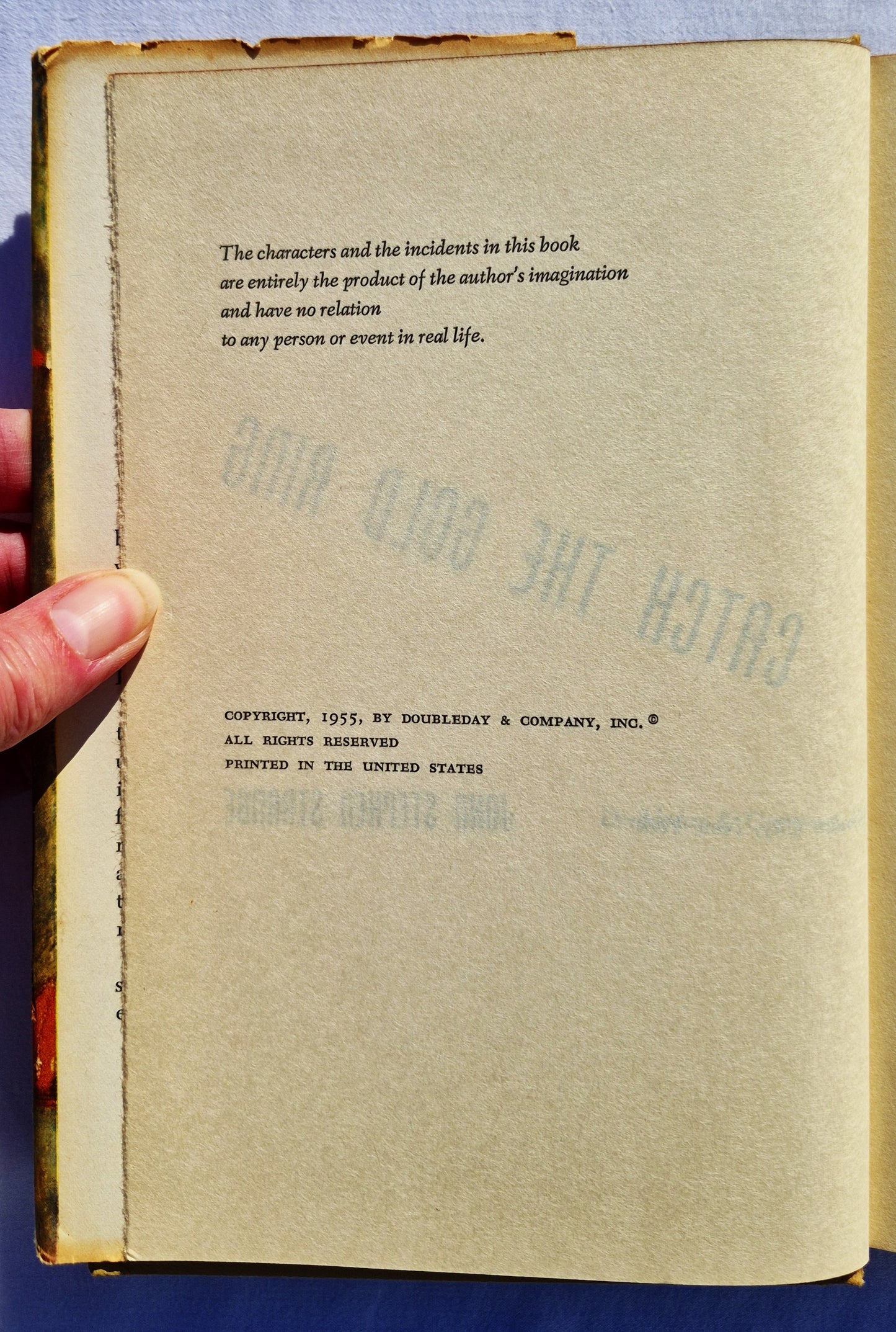 Catch the Gold Ring von John Stephen Strange (Sehr gut, 1955, gebunden, 223 Seiten, Doubleday & Co.)