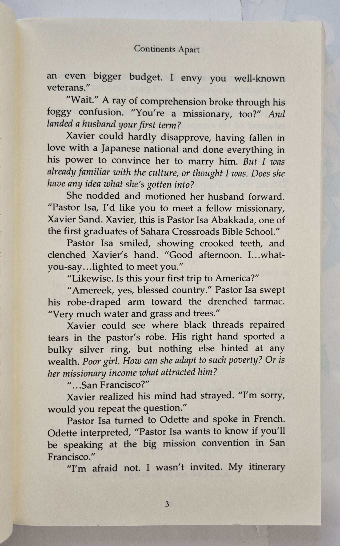 Continents Apart by Dana Sudboro (New, Pbk, 2010, White Rose, 347 pages, Limited Availability)
