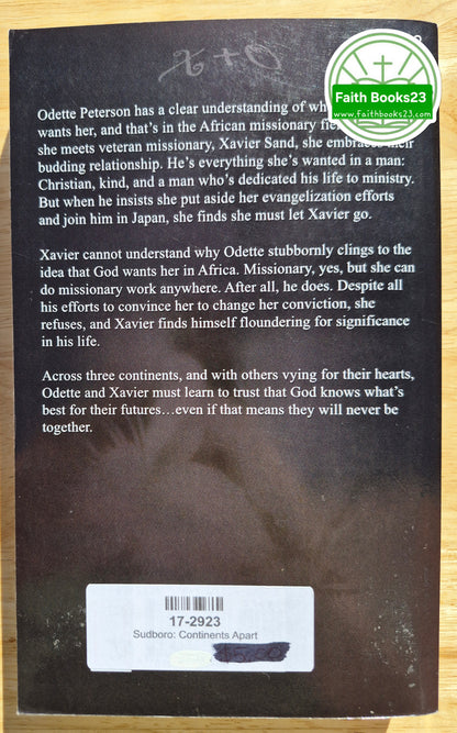 Continents Apart by Dana Sudboro (New, Pbk, 2010, White Rose, 347 pages, Limited Availability)