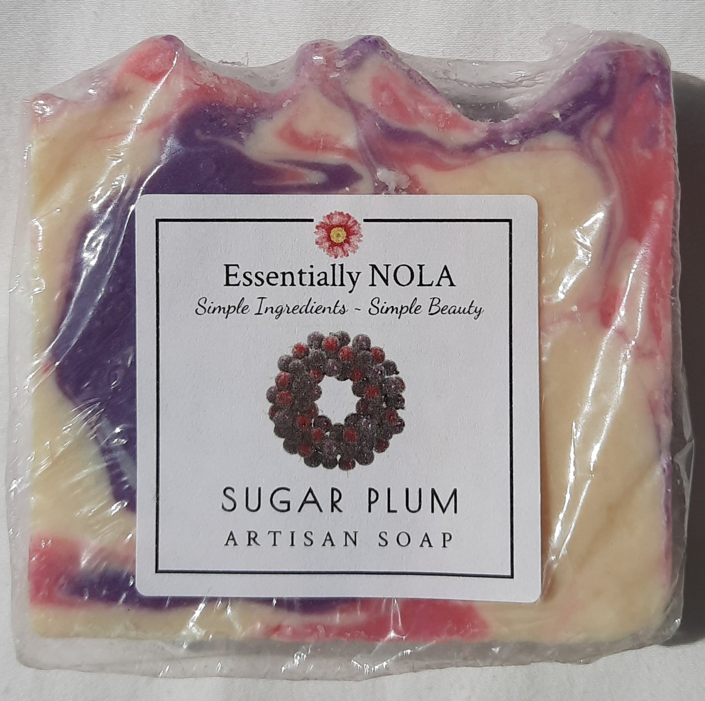 Essentially NOLA Handcrafted Artisan Soap: Sugar Plum 5-Ounce (New)