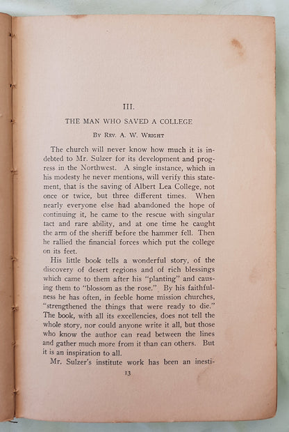 Planting the Outposts by Robert Frederick Sulzer (Acceptable, 1913, HC, 119 pages, The Presbyterian Board of Publication and Sabbath School Work)