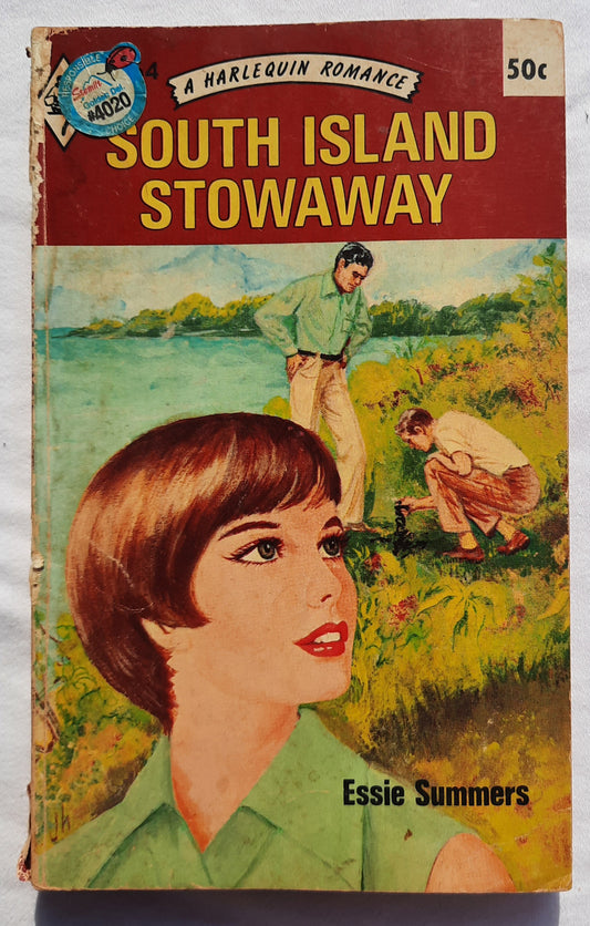 South Island Stowaway by Essie Summers (Good, 1972, Pbk, 191 pages, Harlequin)