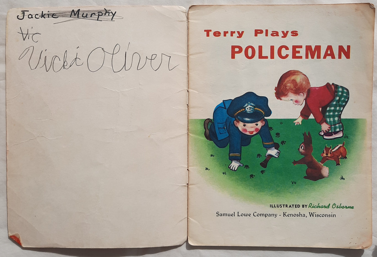 Terry Plays Policeman by Sunny Books; Richard Osborne (Acceptable, 1970, Pbk, Samuel Lowe Co.)