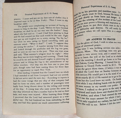 Personal Experiences of S. O. Susag by S. O. Susag (Very good, 1976, PBK, 191 pages, Faith Publishing House)