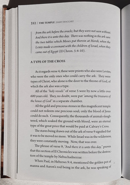 The Temple by Jimmy Swaggart (Like new, 2017, HC, 288 pages, Jimmy Swaggart Ministries)