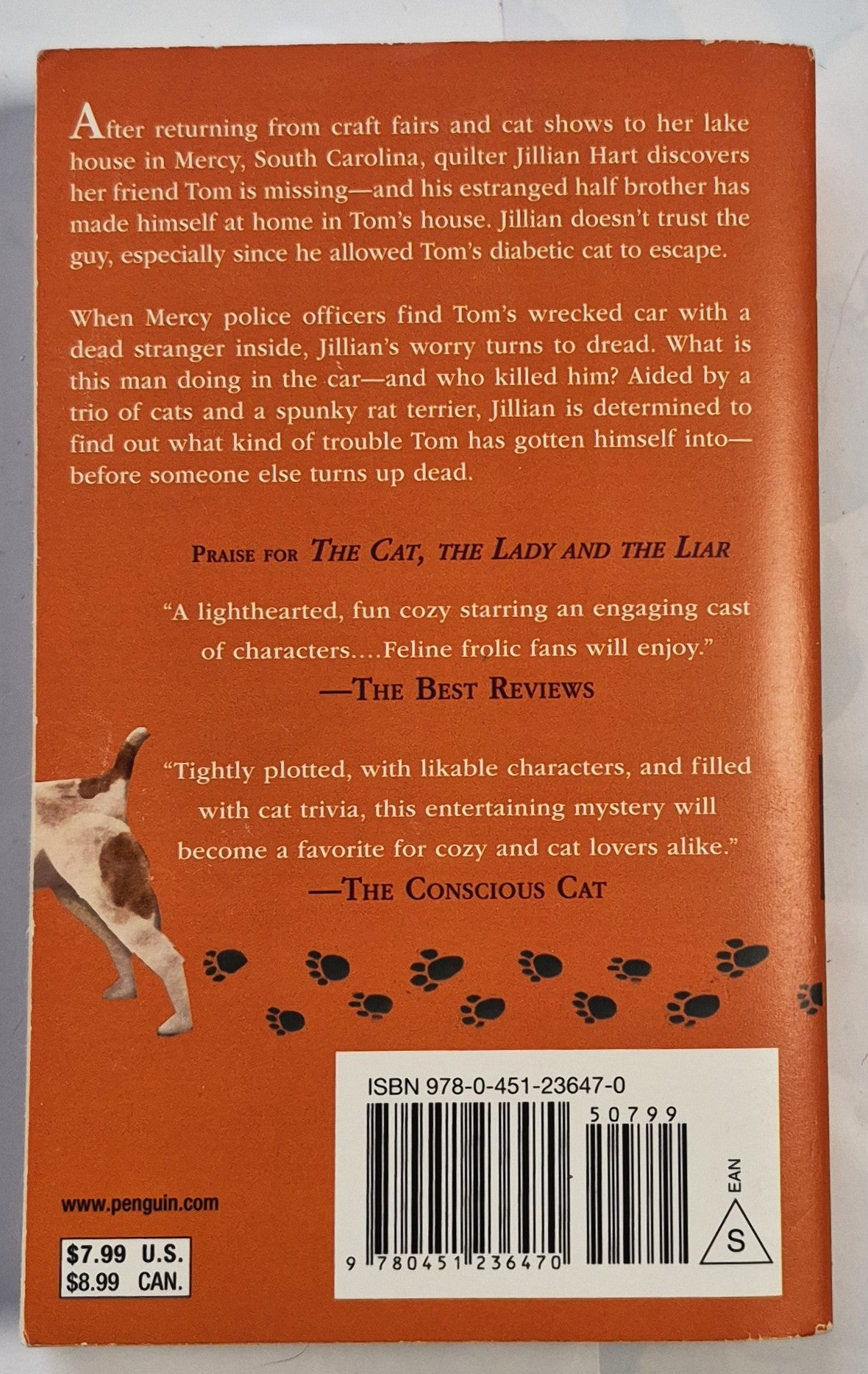 The Cat, the Wife, and the Weapon von Leann Sweeney (Cats in Trouble Mystery #4, Sehr gut, 2012, TB, 288 Seiten, Penguin Books)