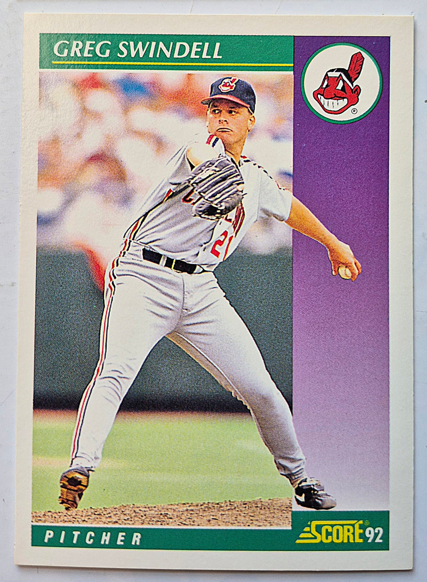 Swindell Greg Cleveland Indians Pitcher #371 Score '92 Baseball Card