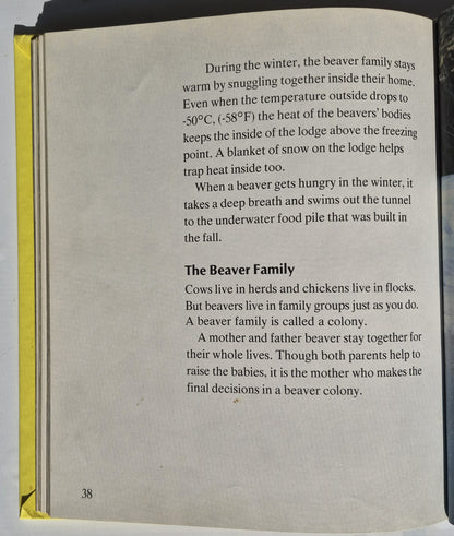 Getting to Know Nature's Children: Chipmunks/Beavers by Merebeth Switzer; Elin Kelsey (Very good, 1984, HC, 96 pages, Grolier Enterprises, Inc.)