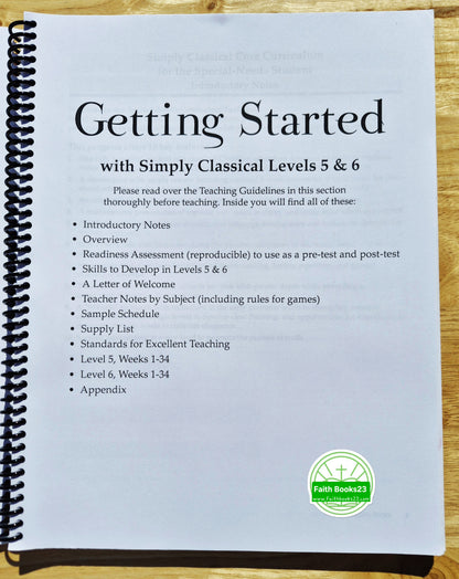 Simply Classical Curriculum Two-Year Pace Levels 5 & 6 [Grammar, Griechenland, Dankbarkeit] von Cheryl Swope (Neu, 2018, Spiralbindung, Memoria Press Special-Needs)