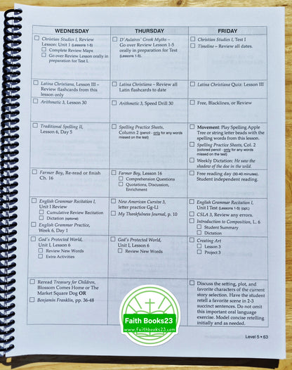 Simply Classical Curriculum Two-Year Pace Levels 5 & 6 [Grammar, Griechenland, Dankbarkeit] von Cheryl Swope (Neu, 2018, Spiralbindung, Memoria Press Special-Needs)