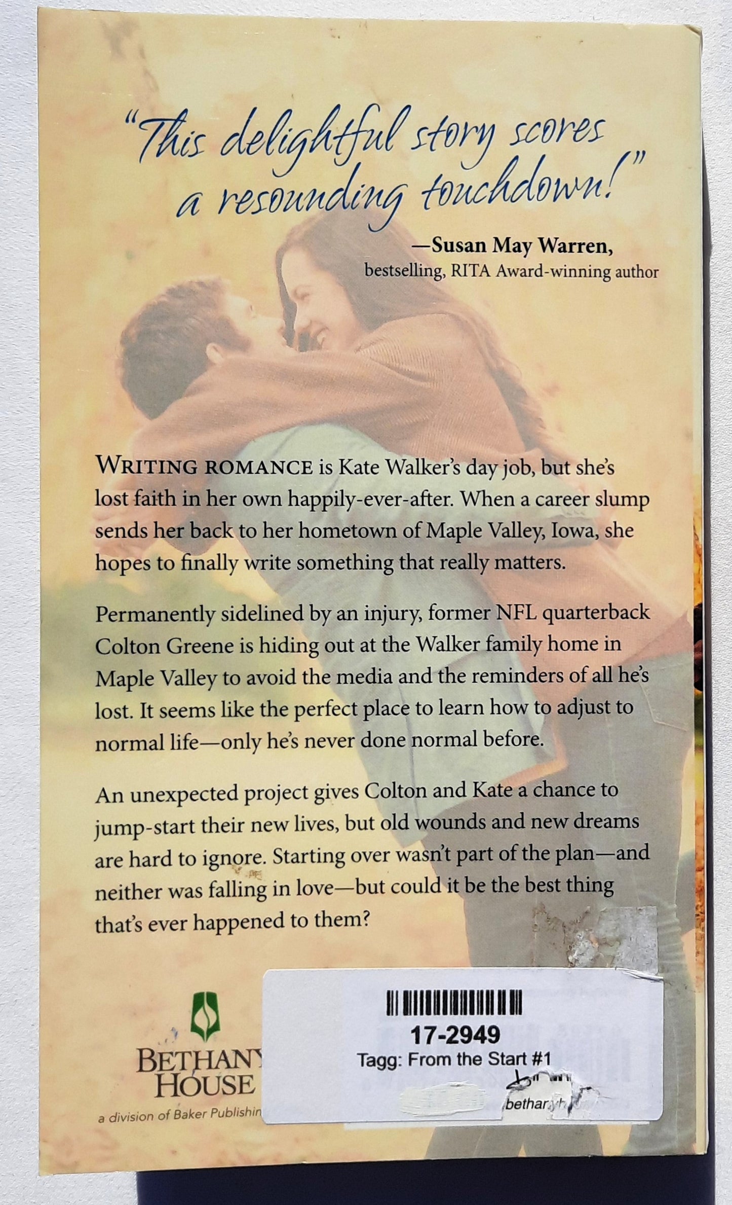 From the Start #1 by Melissa Tagg (Walker Family, New, 2015, Pbk, 397 pages, Bethany House)