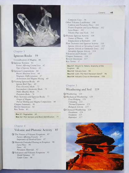 Earth: An Introduction to Physical Geology 6th Ed. by Edward Tarbuck; Frederick Lutgens (Good, 1999, Pbk, 638 pages, Prentice Hall)