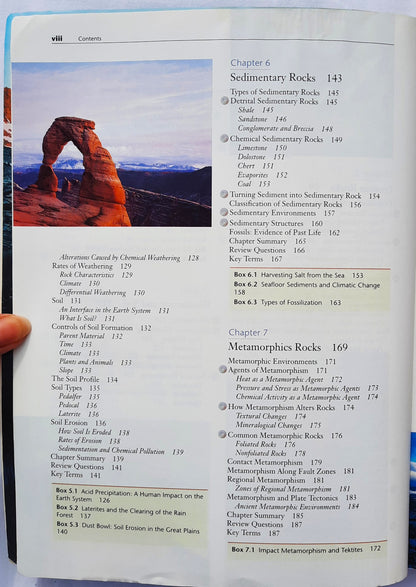 Earth: An Introduction to Physical Geology 6th Ed. by Edward Tarbuck; Frederick Lutgens (Good, 1999, Pbk, 638 pages, Prentice Hall)