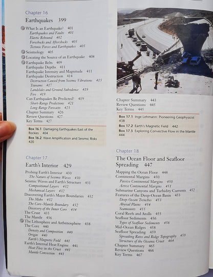 Earth: An Introduction to Physical Geology 6th Ed. by Edward Tarbuck; Frederick Lutgens (Good, 1999, Pbk, 638 pages, Prentice Hall)