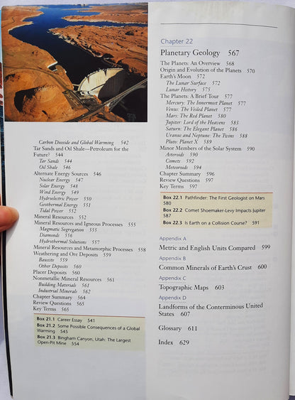 Earth: An Introduction to Physical Geology 6th Ed. by Edward Tarbuck; Frederick Lutgens (Good, 1999, Pbk, 638 pages, Prentice Hall)