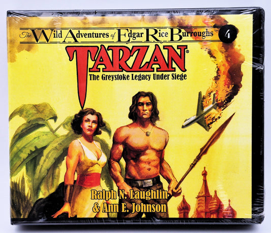 Tarzan: The Greystoke Legacy Under Siege by Ralph N. Laughlin; Ann E. Johnson; Edgar Rice Burroughs; read by Charles Constant (New, 9-CDs, 2023, Oasis Audio Unabridged)