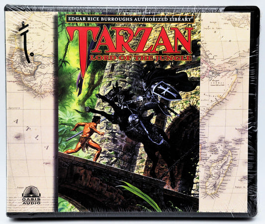 Tarzan: Herr des Dschungels Hörbuch-CD von Edgar Rice Burroughs (Neu, 2021, 8 CDs, Oasis Audio)