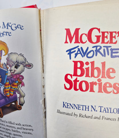 McGee and Me: McGee's Favorite Bible Stories by Kenneth N. Taylor; Richard Hook (Good, 1992, HC, 640 pages, Tyndale House)