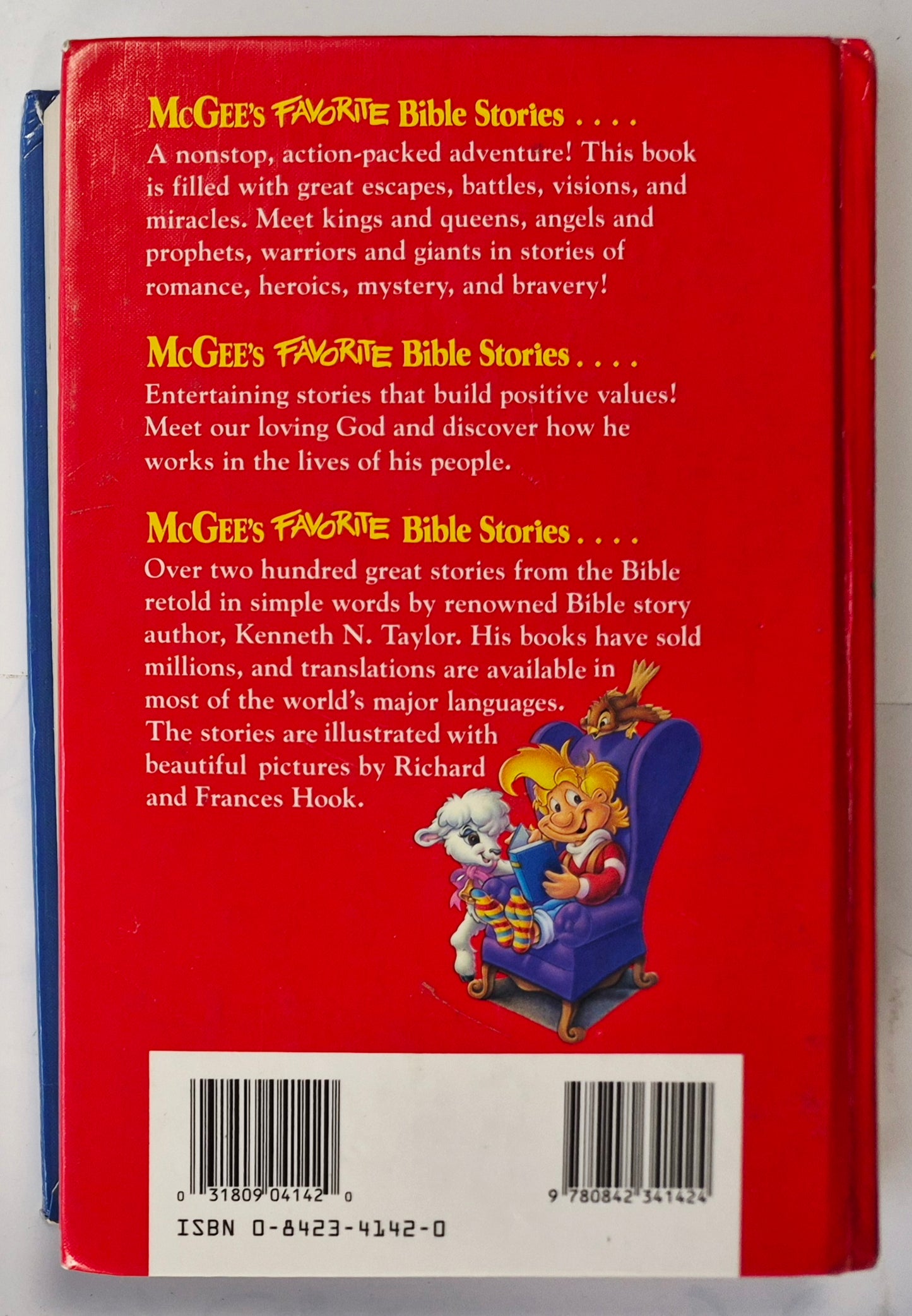 McGee and Me: McGee's Favorite Bible Stories by Kenneth N. Taylor; Richard Hook (Good, 1992, HC, 640 pages, Tyndale House)