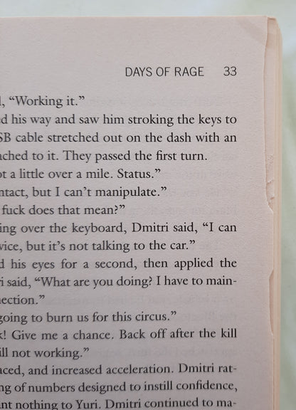 Days of Rage by Brad Taylor (Pike Logan #6, Good, 2015, Pbk, 515 pages, Penguin)