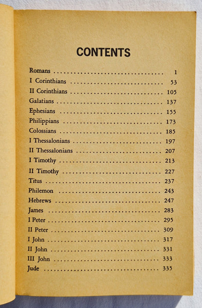 Living Letters: The Paraphrased Epistles Special Editon von Kenneth N. Taylor (Gut, 1963, TB, The Billy Graham Evangelistic Association)