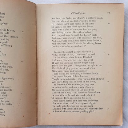 Riverside Literature Series: The Princess by Lord Alfred Tennyson (Good, 1897, Pbk, 188 pages, Houghton Mifflin and Company)