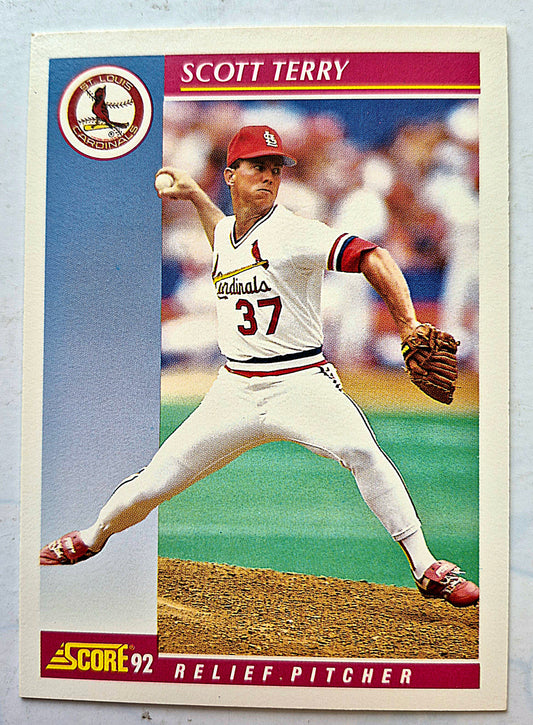Bewertung „92 Milt Thompson St. Louis Cardinals Outfield #114 Baseballkarte Fast Neuwertig