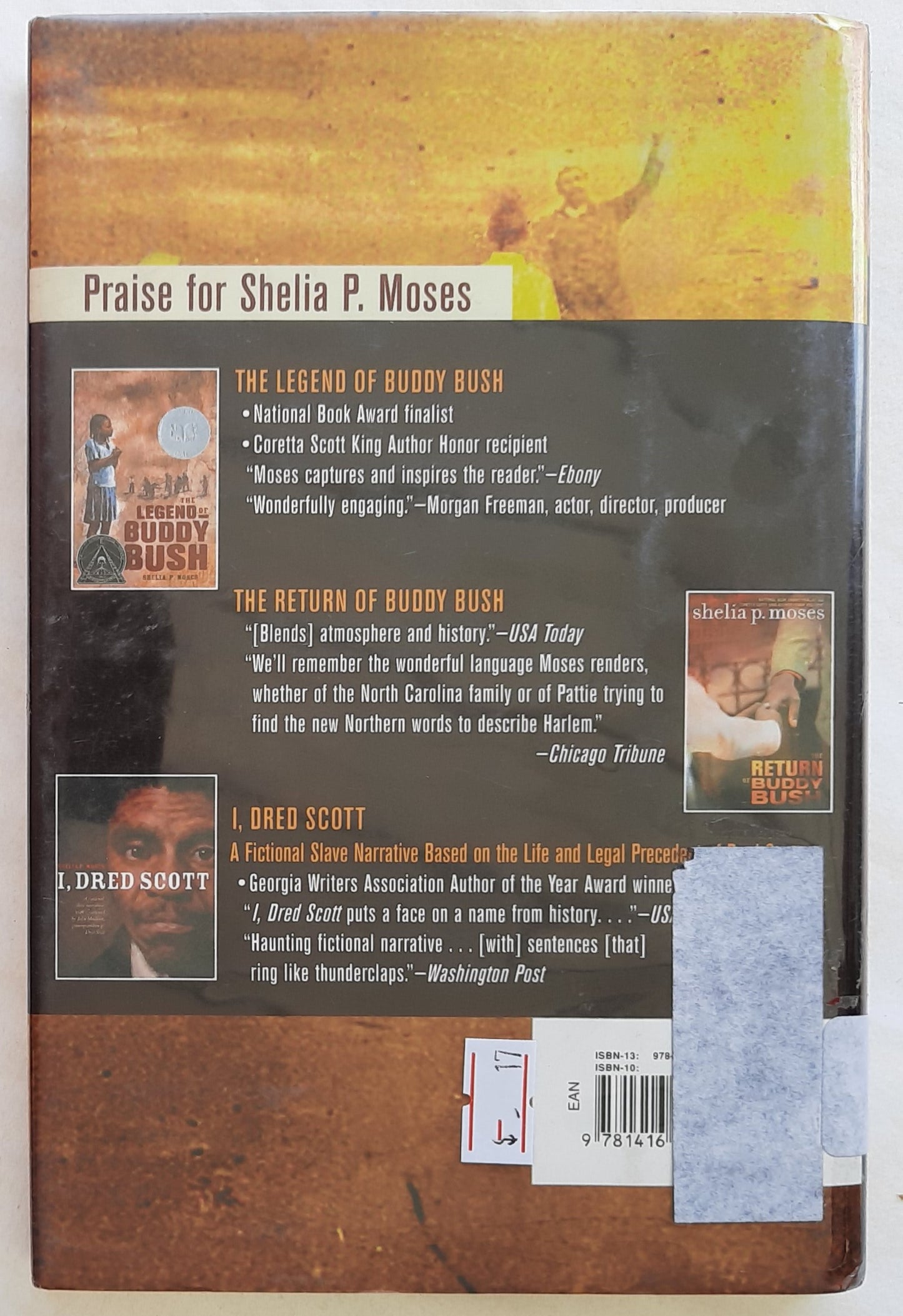 The Baptism by Shelia P. Moses (Very good, 2007, HC, 133 pages, Margaret K. McElderry Books)