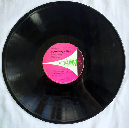 The Week Before by Samford University A Cappella Choir Collectible LP Vinyl Record (Very good, 1975, Hosanna Record, L-218)