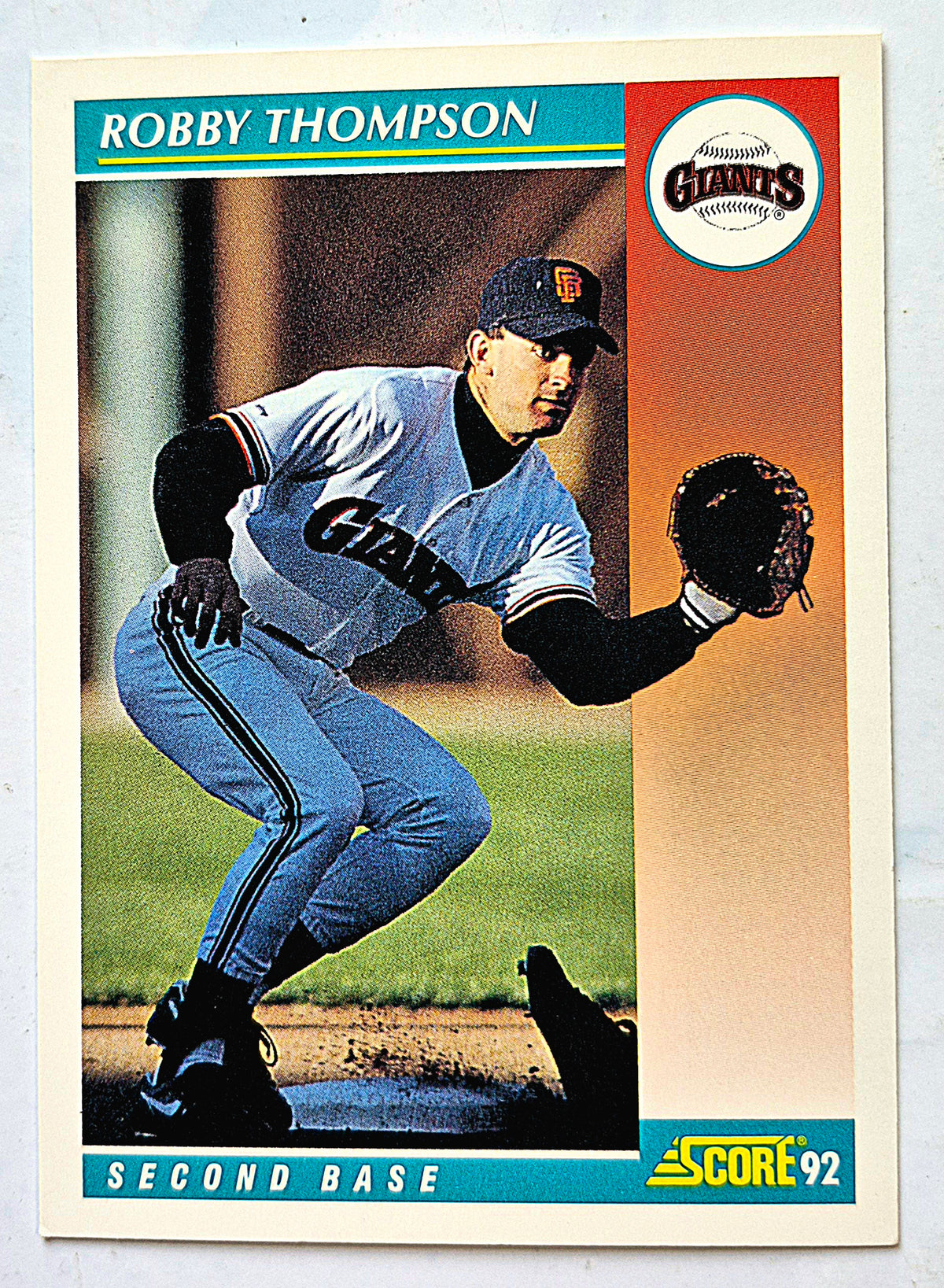 Thompson Robby San Francisco Giants Segunda Base #247 Tarjeta de Béisbol Score '92
