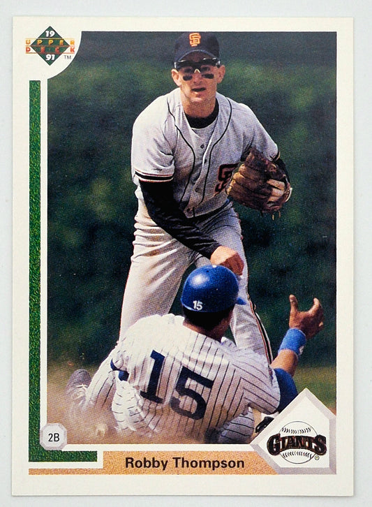 Thompson Robby SF Giants #178 2nd Base Upper Deck 1991 Baseball Card