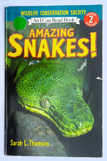 Wildlife Conservation Society: Amazing Snakes! by Sarah L. Thomson (Very good, 2007, Pbk, 32 pages, HarperCollins)