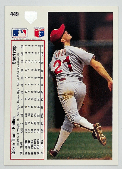 Bewertung '92 Julio Machado Milwaukee Brewers Relief Pitcher #353 Baseballkarte Nahezu Neuwertig