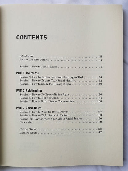 How to Fight Racism Study Guide by Jemar Tisby (New, 2021, Pbk, 178 pages, Zondervan Reflective)