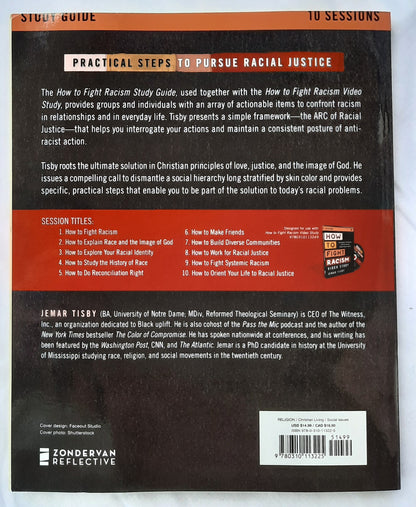 How to Fight Racism Study Guide by Jemar Tisby (New, 2021, Pbk, 178 pages, Zondervan Reflective)