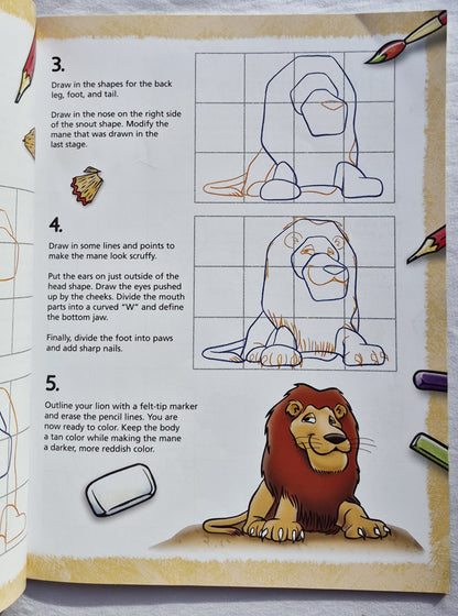 Du kannst wilde Tiere zeichnen von Damien Toll (Sehr gut, Taschenbuch, 2005, Hinkler Books)