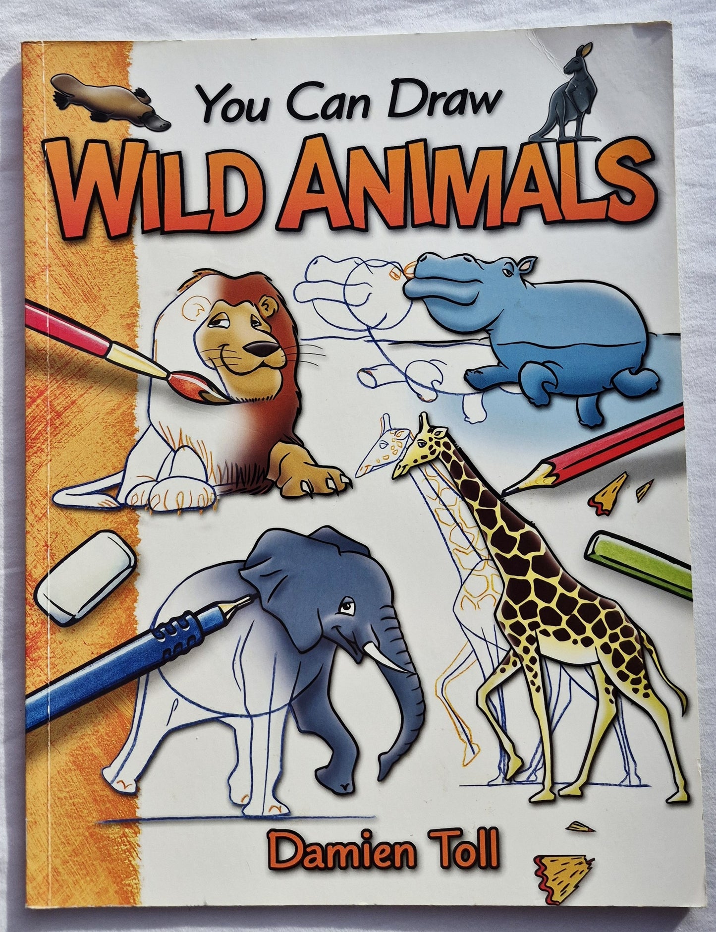 Du kannst wilde Tiere zeichnen von Damien Toll (Sehr gut, Taschenbuch, 2005, Hinkler Books)