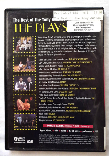 The Best of the Tony Awards: The Plays (Very good, 2005, DVD, Acorn Media)