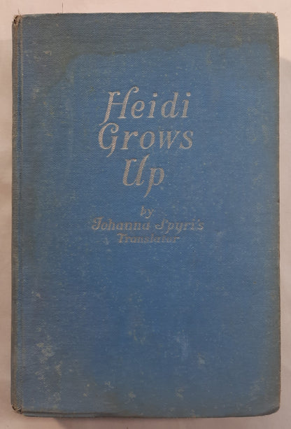 Heidi wächst heran von Charles Tritten (Gut, 1938, HC, 212 Seiten, Grosset & Dunlap)