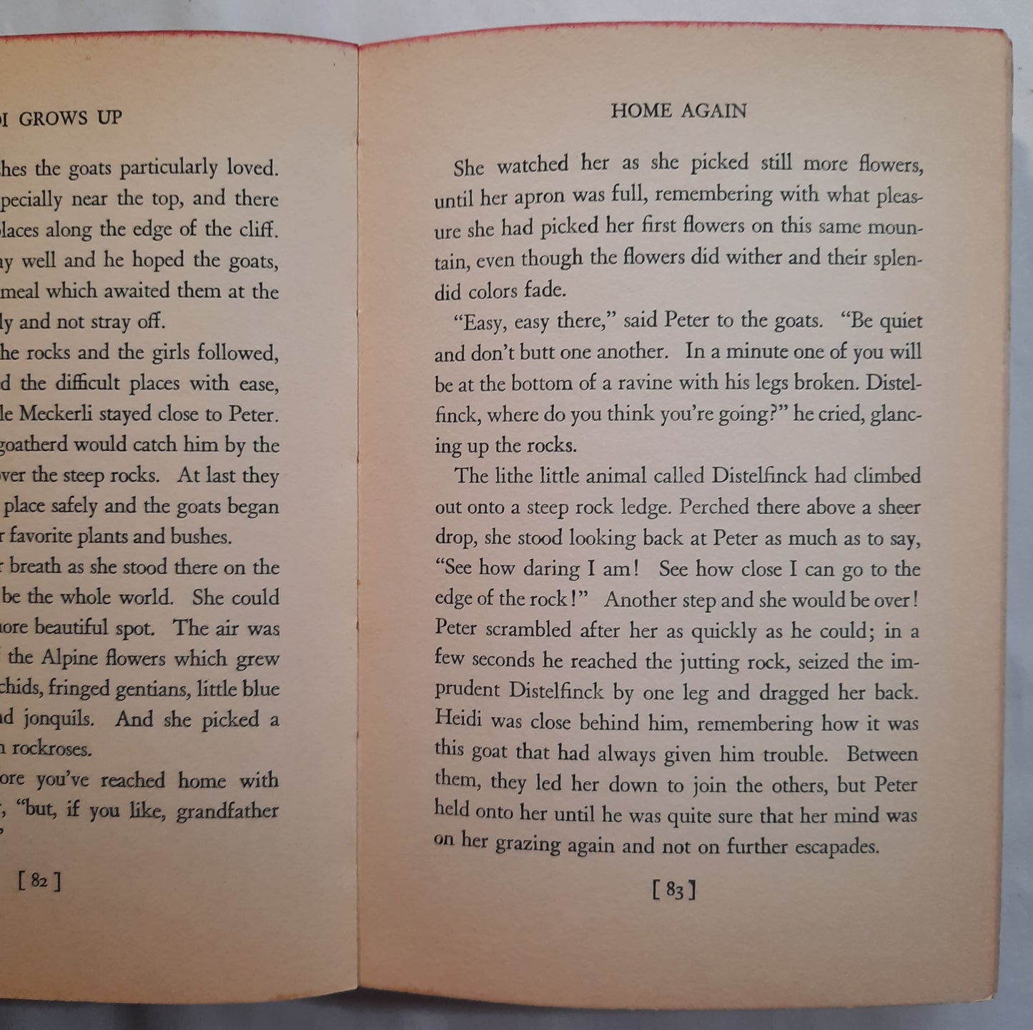 Heidi wächst heran von Charles Tritten (Gut, 1938, HC, 212 Seiten, Grosset & Dunlap)